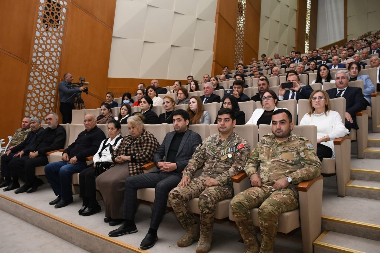 Ağdamda Qədir Rüstəmovun 90 illik yubileyi qeyd edilib - FOTOLAR