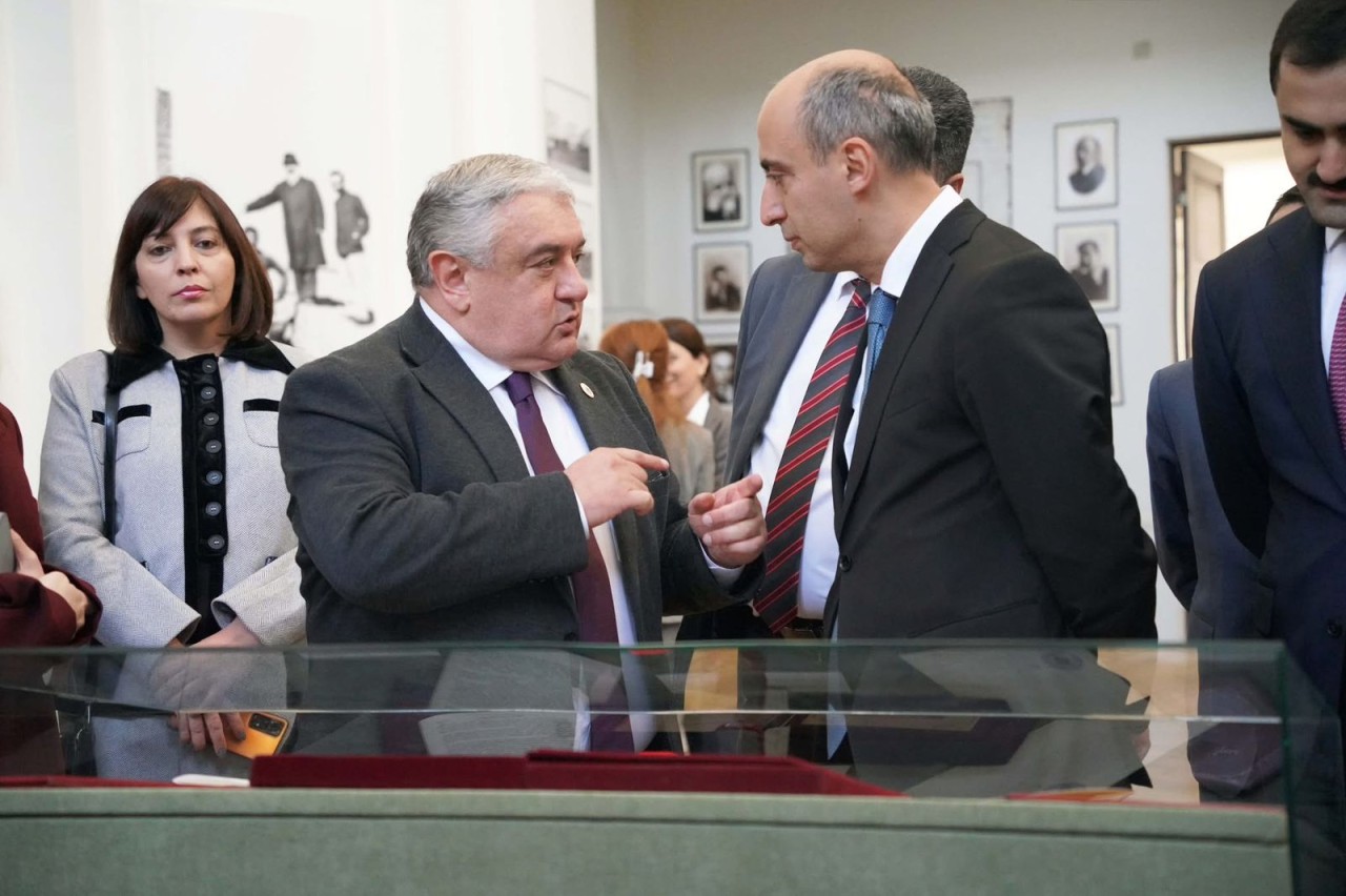 Emin Əmrullayev Gürcüstanın aparıcı ali təhsil müəssisələrinə səfər edib - FOTO