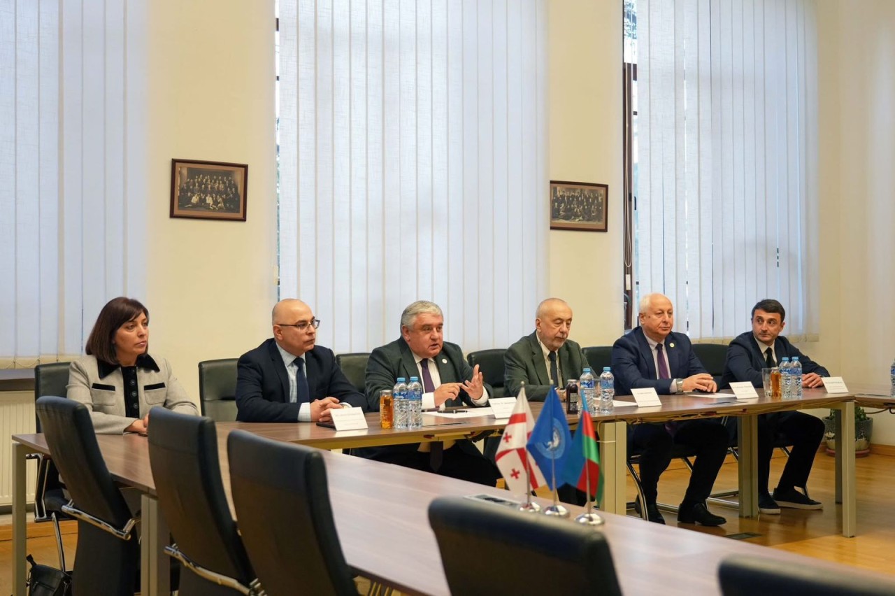 Emin Əmrullayev Gürcüstanın aparıcı ali təhsil müəssisələrinə səfər edib - FOTO