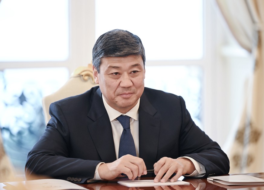 Prezident Qırğızıstan nümayəndə heyətini qəbul etdi - FOTOLAR