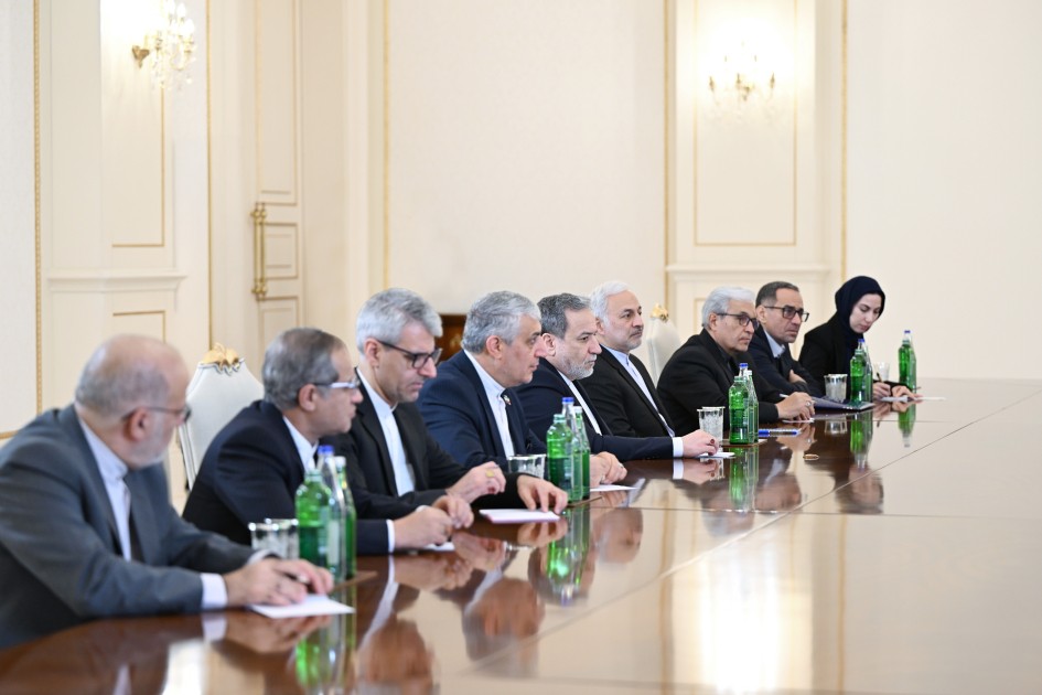 İlham Əliyev Əraqçini qəbul etdi - FOTOLAR
