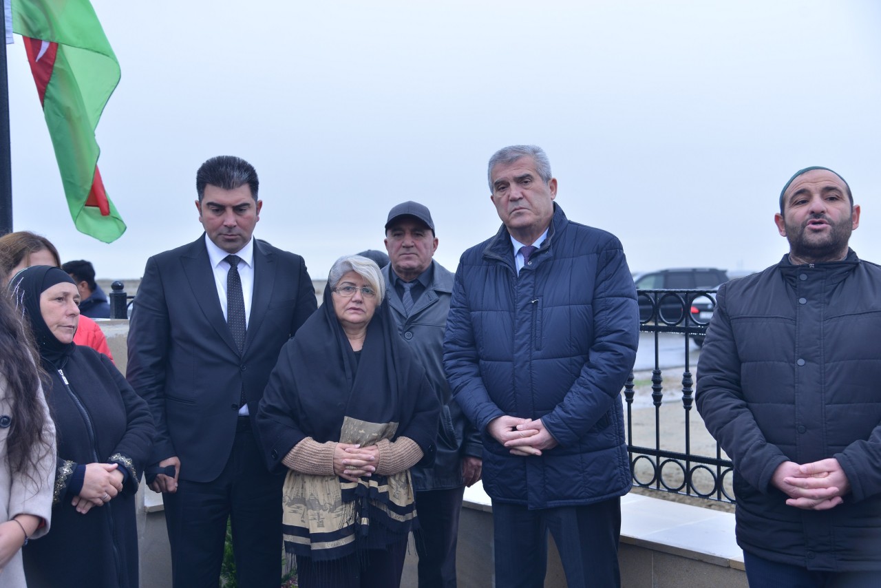 Süleyman Mikayılov şəhidin 40 mərasimində iştirak edib - FOTOLAR