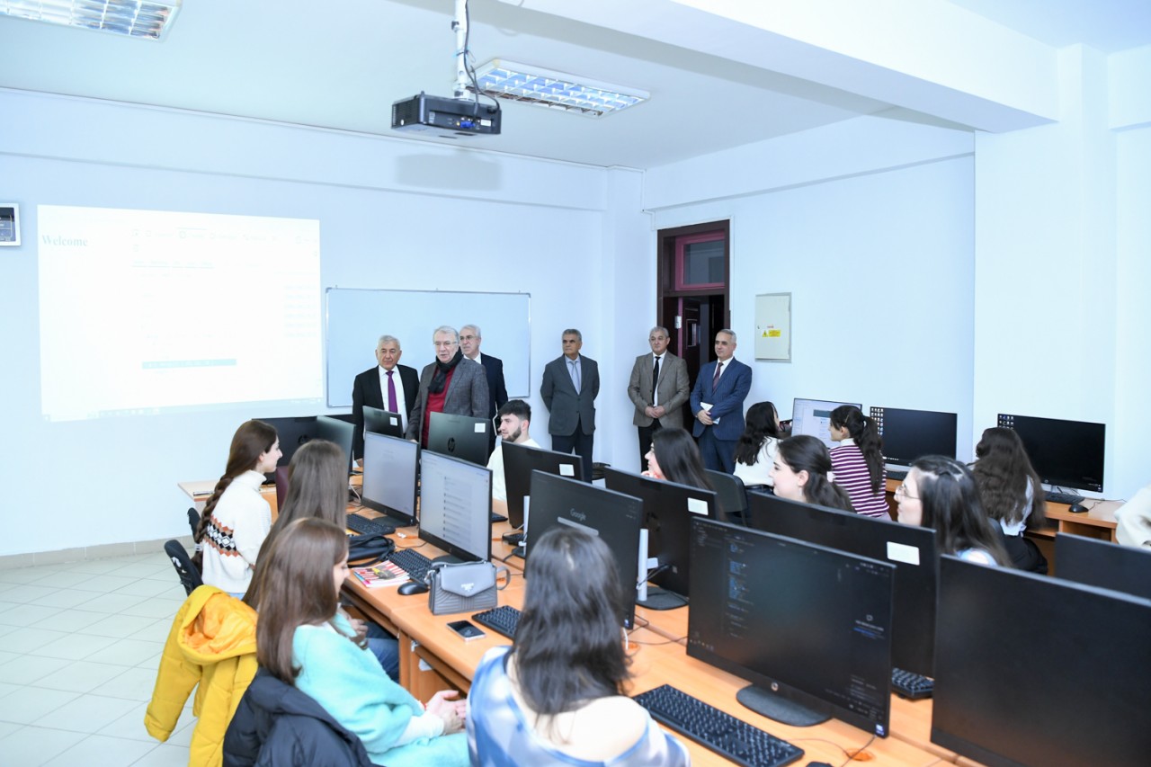 BMU-da dünya şöhrətli alim Məsud Əfəndiyevlə görüş keçirilib - FOTOLAR