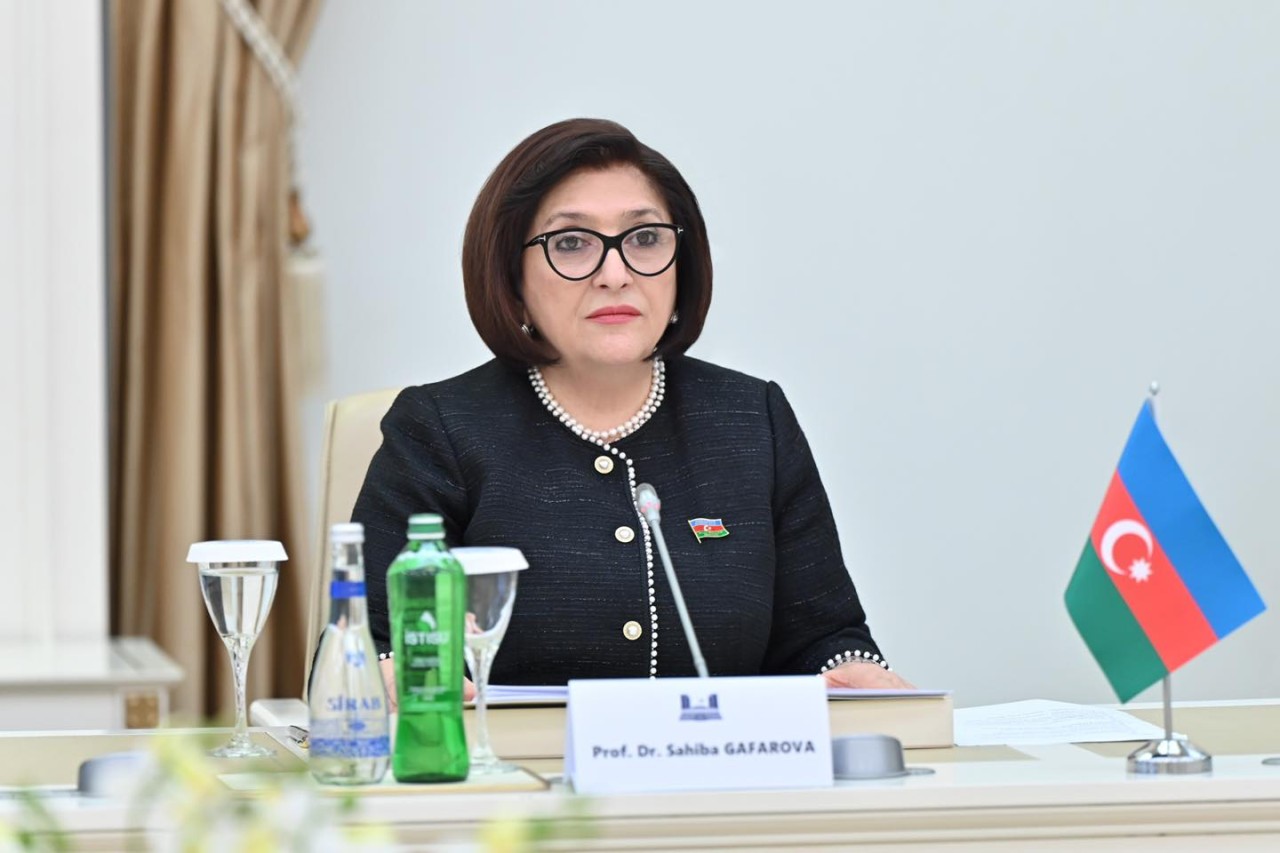 Sahibə Qafarova Əraqçi ilə görüşdü - FOTOLAR