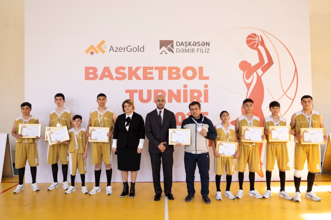 Daşkəsəndə məktəblilər arasında basketbol turniri keçirildi - FOTOLAR