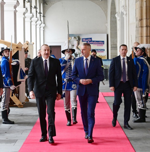 Prezidentin Rixard Raşi ilə təkbətək və geniş tərkibdə görüşləri olub - FOTOLAR (YENİLƏNİB)