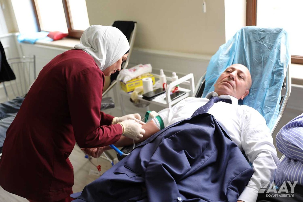 AAYDA ənənəvi qanvermə aksiyası keçirdi - FOTO/VİDEO