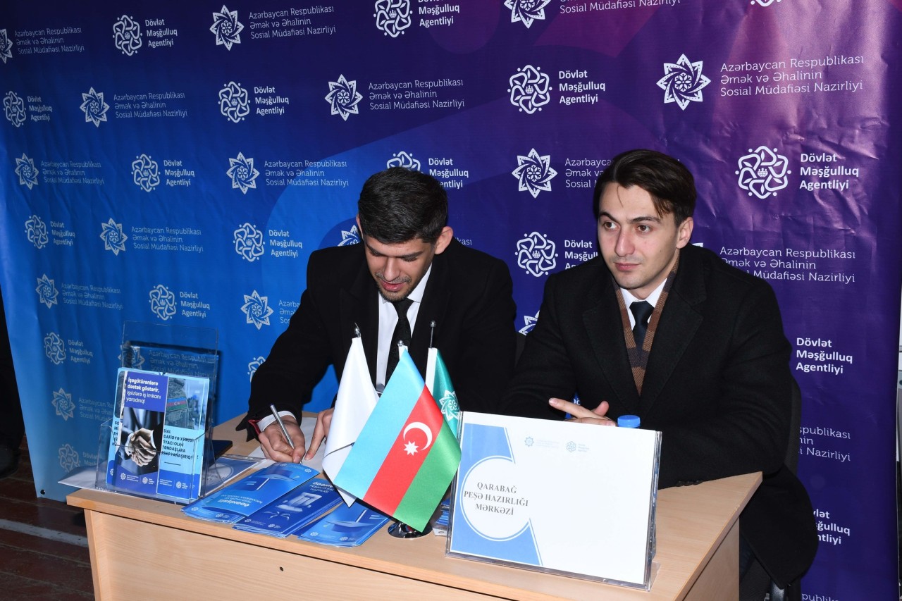 Ağdamda əmək yarmarkası təşkil edilib - FOTOLAR