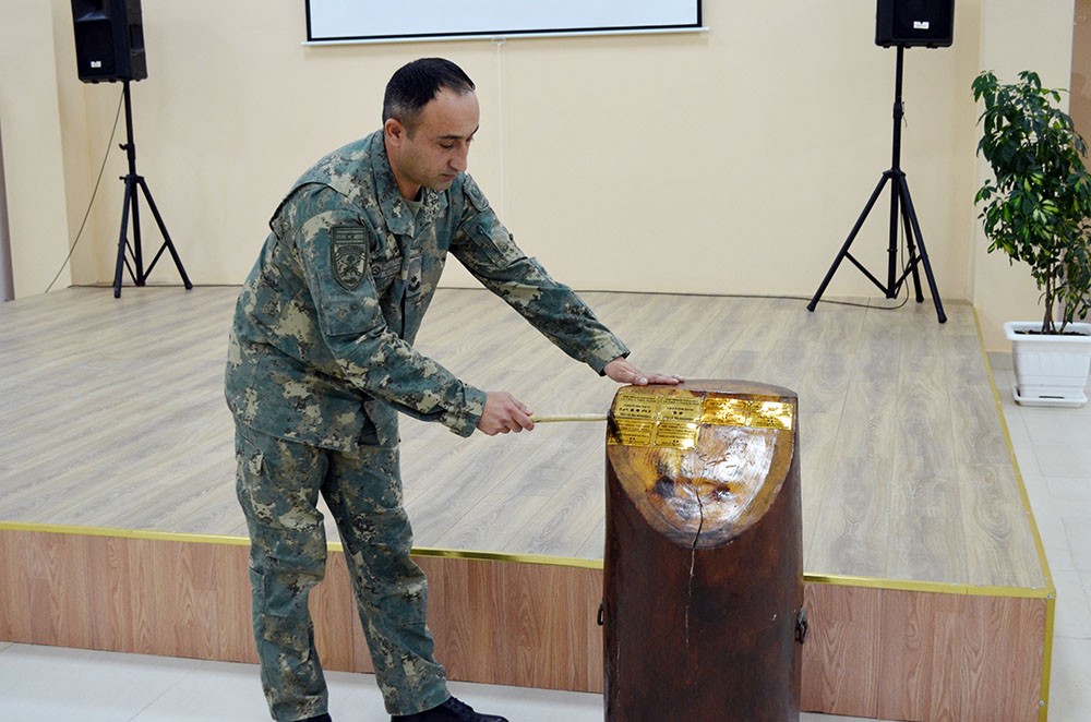 Zabit təkmilləşdirmə kursunun növbəti buraxılışı oldu - FOTOLAR