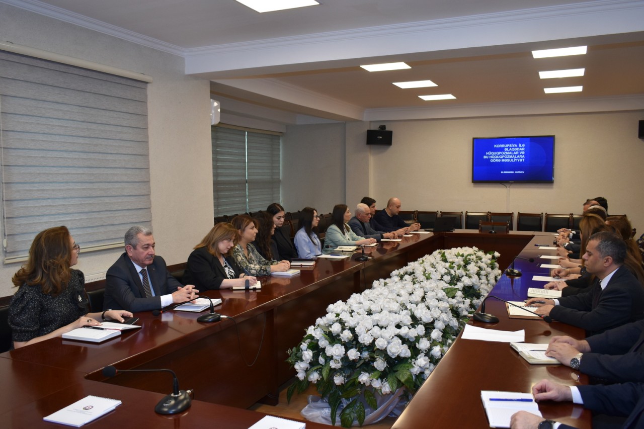 Yasamalda antikorrupsiya davranışı təlimi keçirilib - FOTOLAR