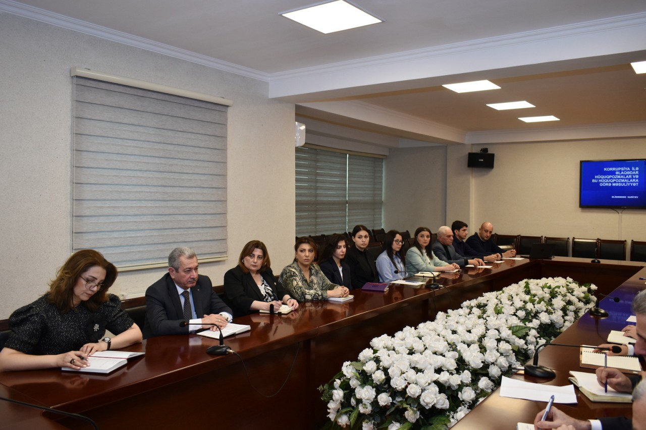 Yasamalda antikorrupsiya davranışı təlimi keçirilib - FOTOLAR