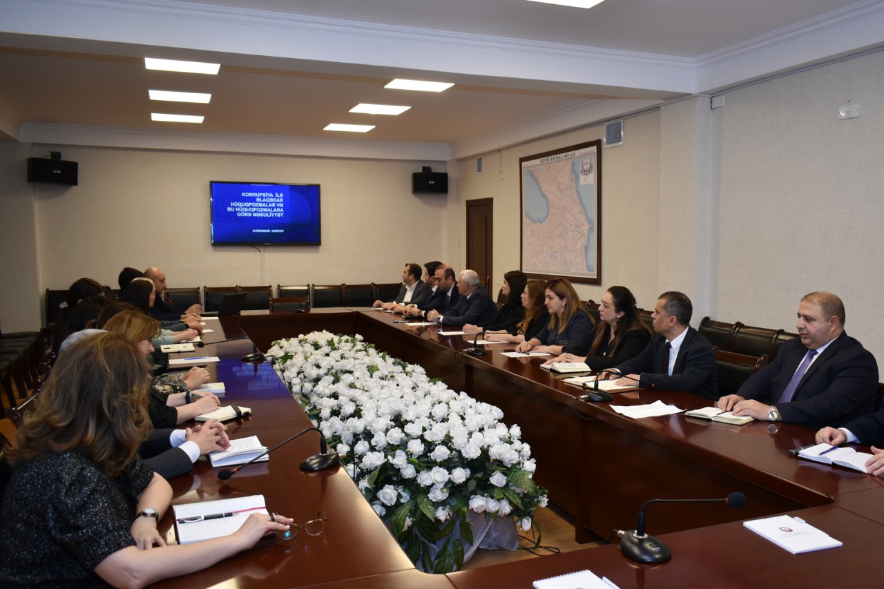 Yasamalda antikorrupsiya davranışı təlimi keçirilib - FOTOLAR