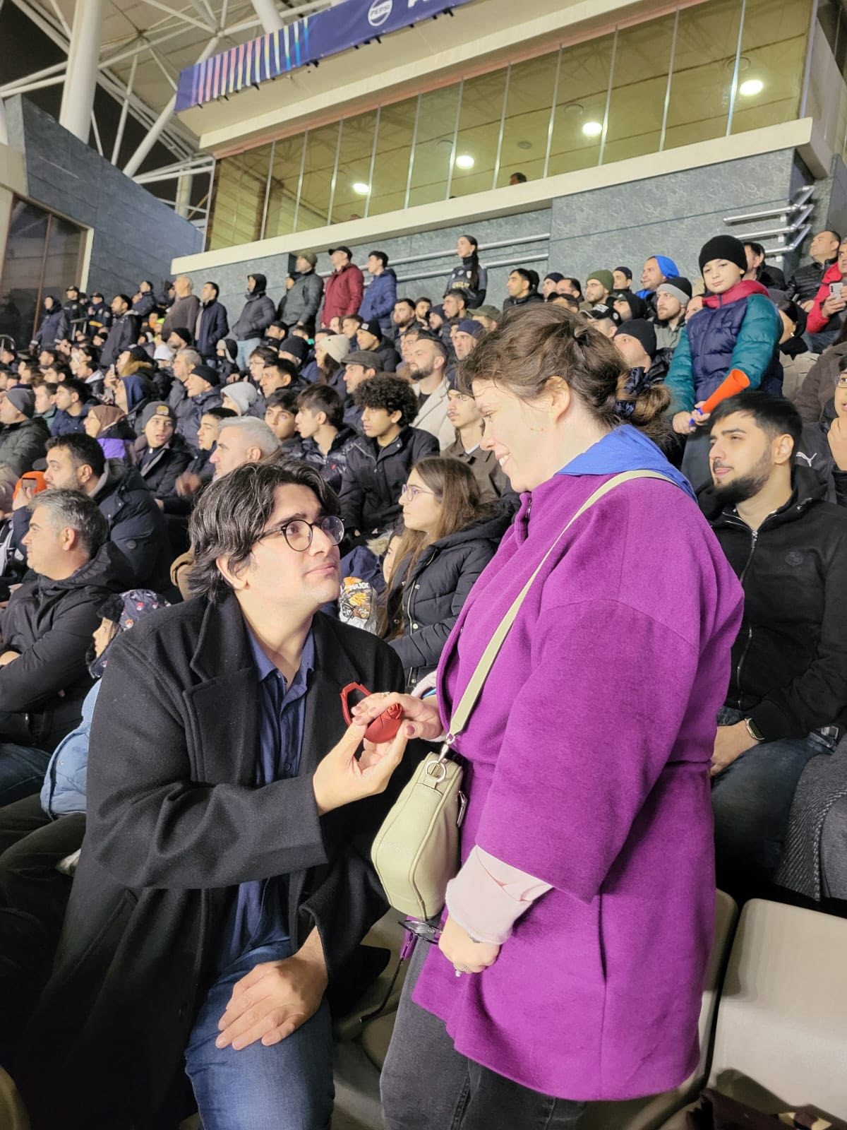 "Qarabağ" - "Ayaks" oyununda evlilik təklifi - VİDEO (FOTO)