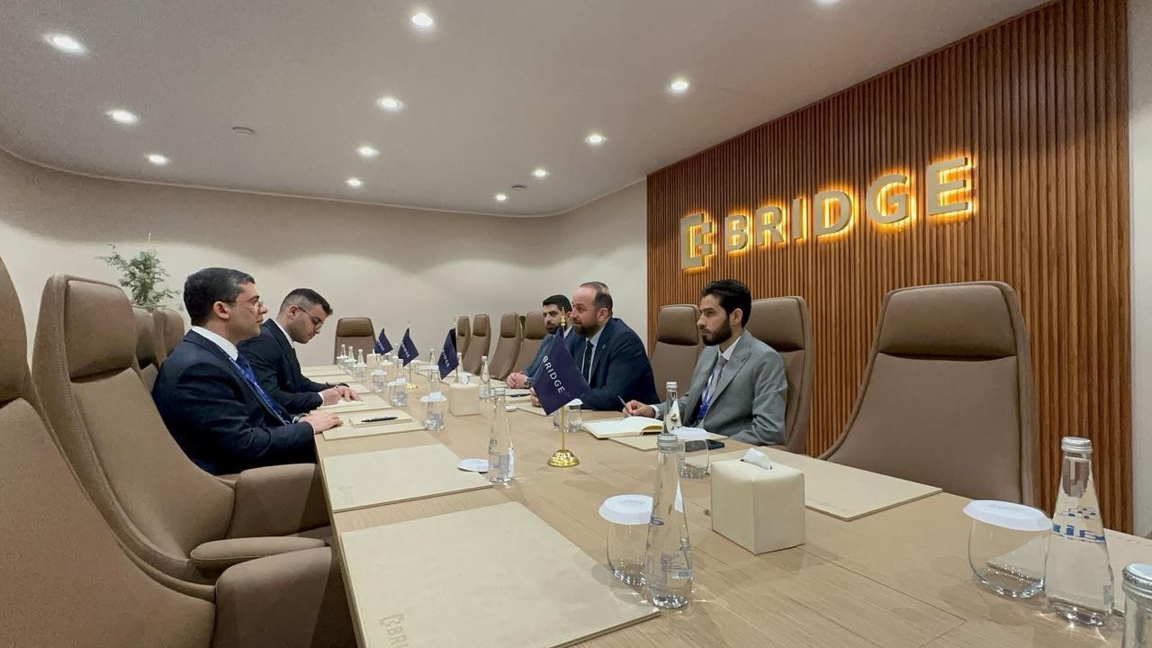 Əhməd İsmayılov Suriyanın informasiya naziri ilə görüşdü - FOTO