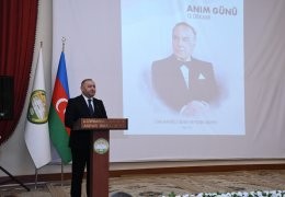 ADAU-da Heydər Əliyevin anım gününə həsr olunan tədbir keçirilib - FOTOLAR