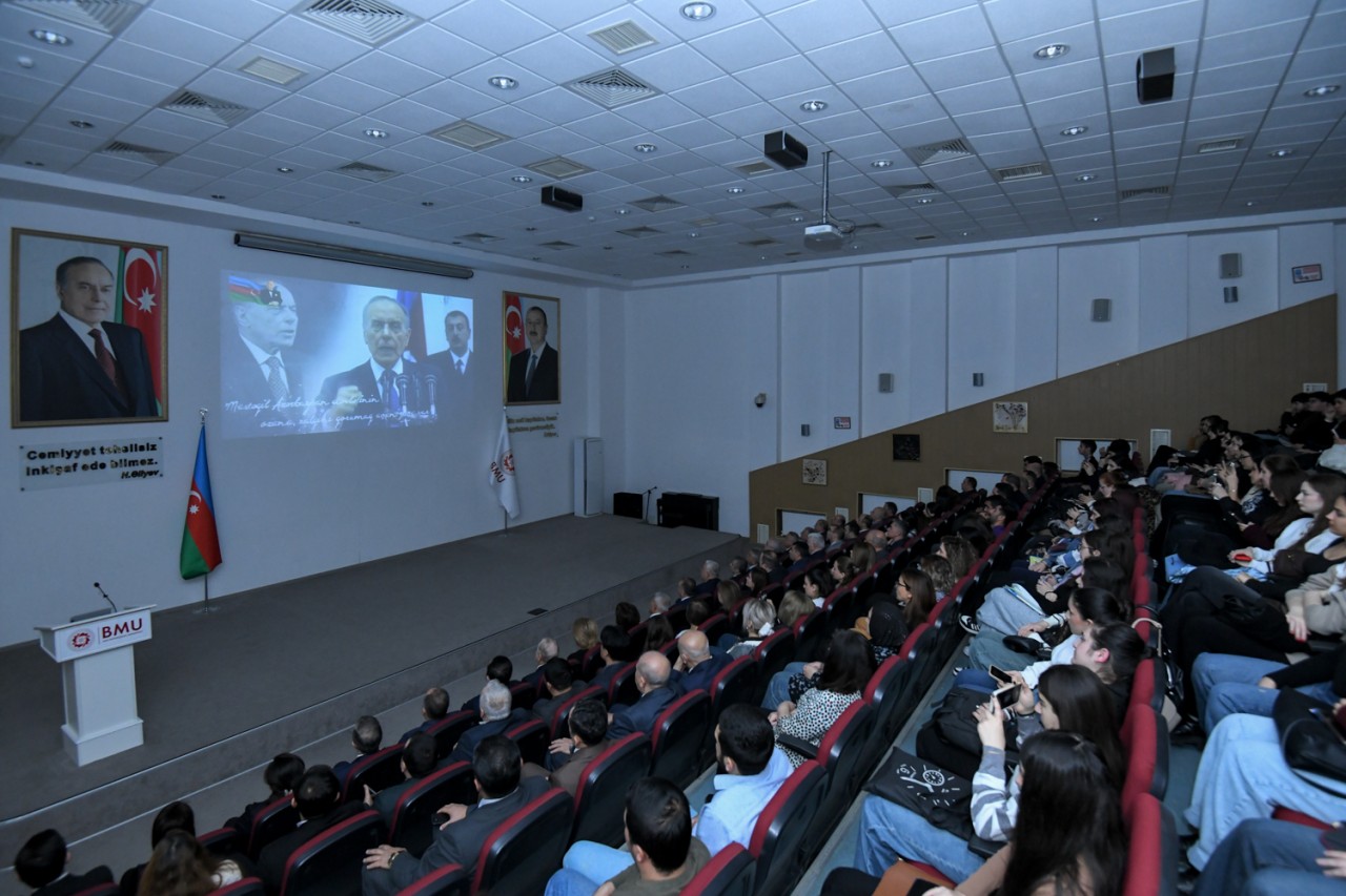 BMU-da Ulu Öndərin anım günü ilə bağlı tədbirlər keçirilib - FOTOLAR