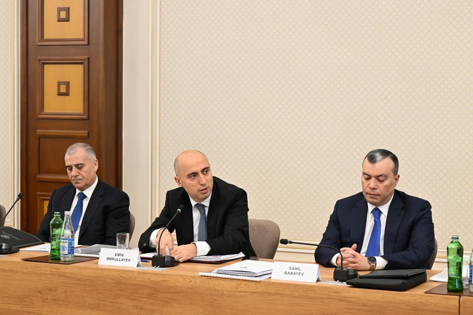Samir Nuriyev hökumət üzvlərinə tapşırıqlar verdi - FOTOLAR