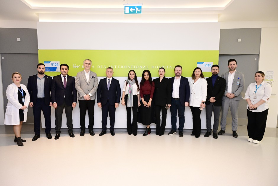 Leyla Əliyeva Sümük iliyi nəqli mərkəzinin açılışında - FOTOLAR