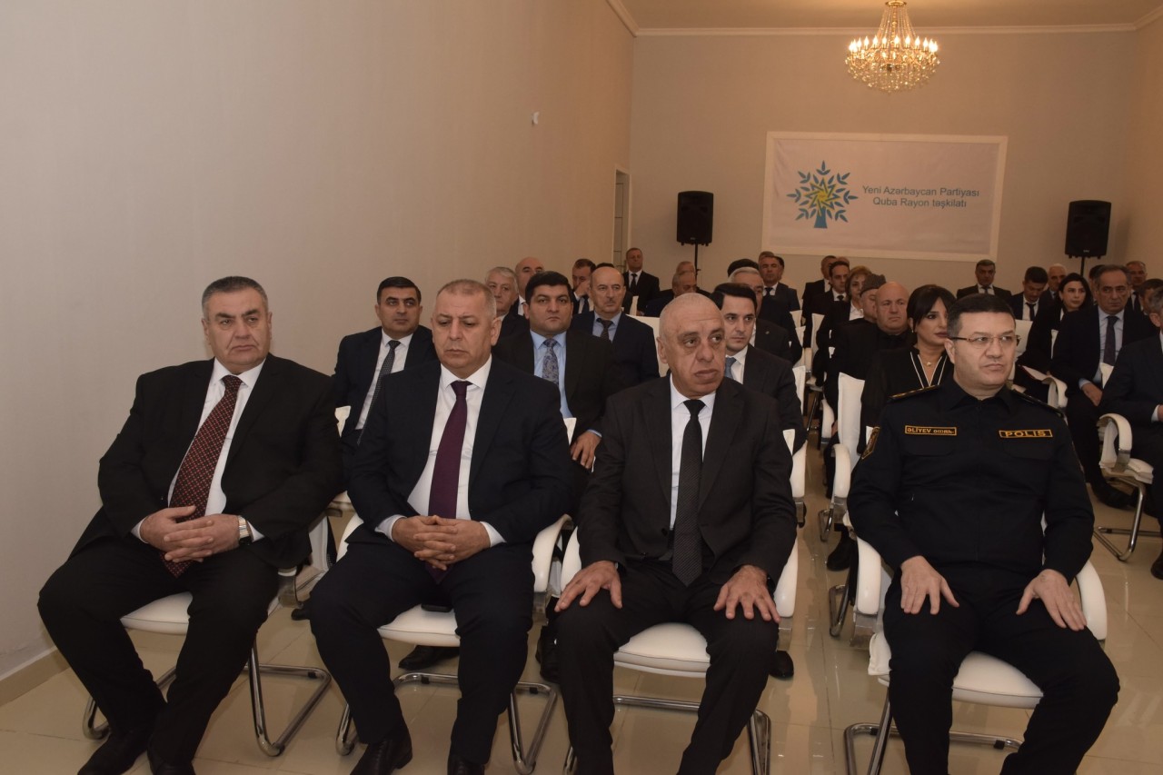 Qubada Ulu Öndərə həsr olunmuş konfrans keçirilib - FOTOLAR