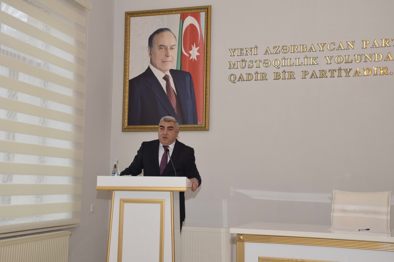 Qubada Ulu Öndərə həsr olunmuş konfrans keçirilib - FOTOLAR