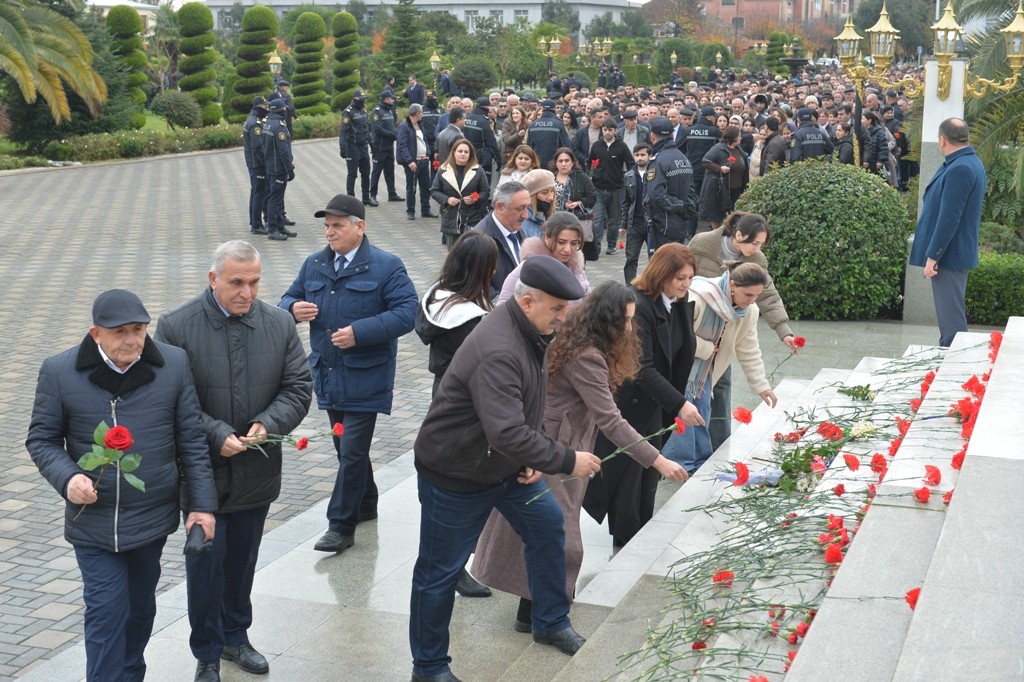 Lənkəranda Heydər Əliyevin anım günü qeyd edilib - FOTOLAR