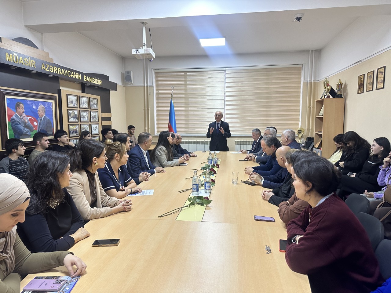 ATMU-da Ulu Öndərin anım gününə həsr olunmuş tədbir keçirilib - FOTOLAR