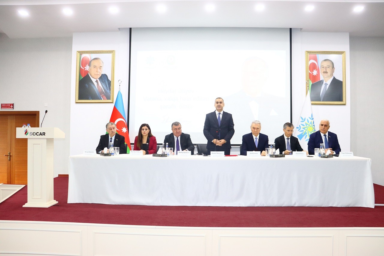 “Vətənə, xalqa həsr edilən şərəfli ömür” adlı tədbir keçirildi - FOTOLAR