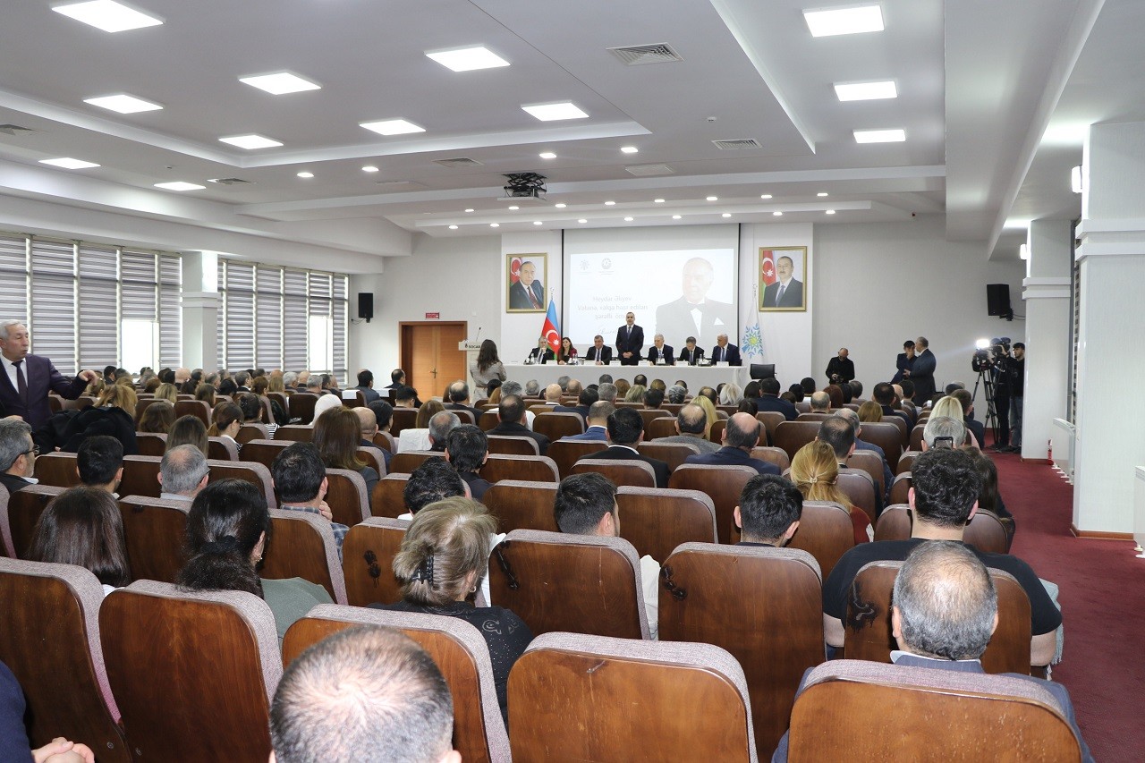 “Vətənə, xalqa həsr edilən şərəfli ömür” adlı tədbir keçirildi - FOTOLAR