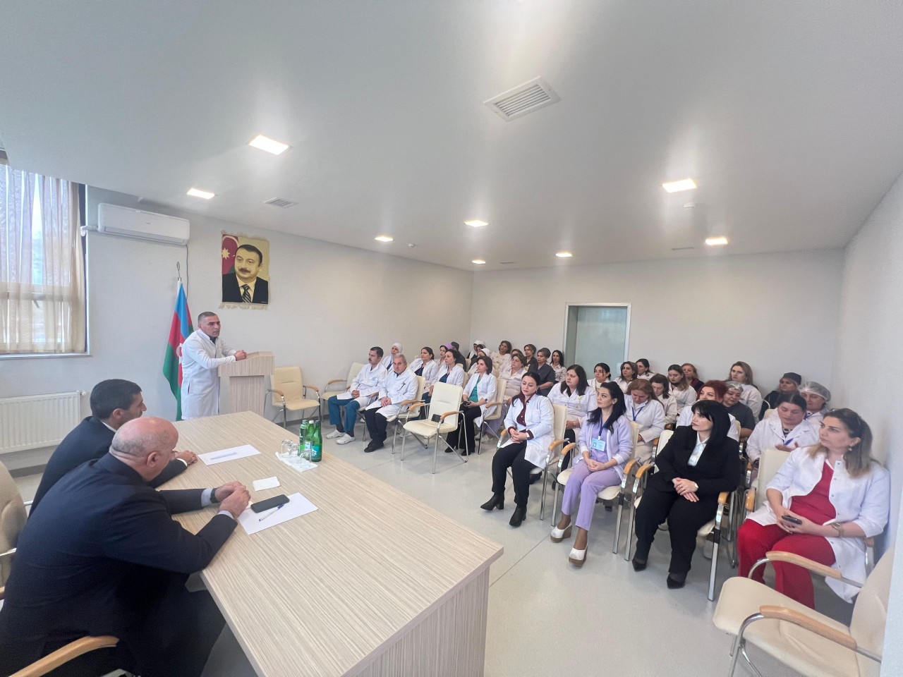 Sabunçu rayonunda Ulu Öndərin xatirəsi anıldı - FOTOLAR