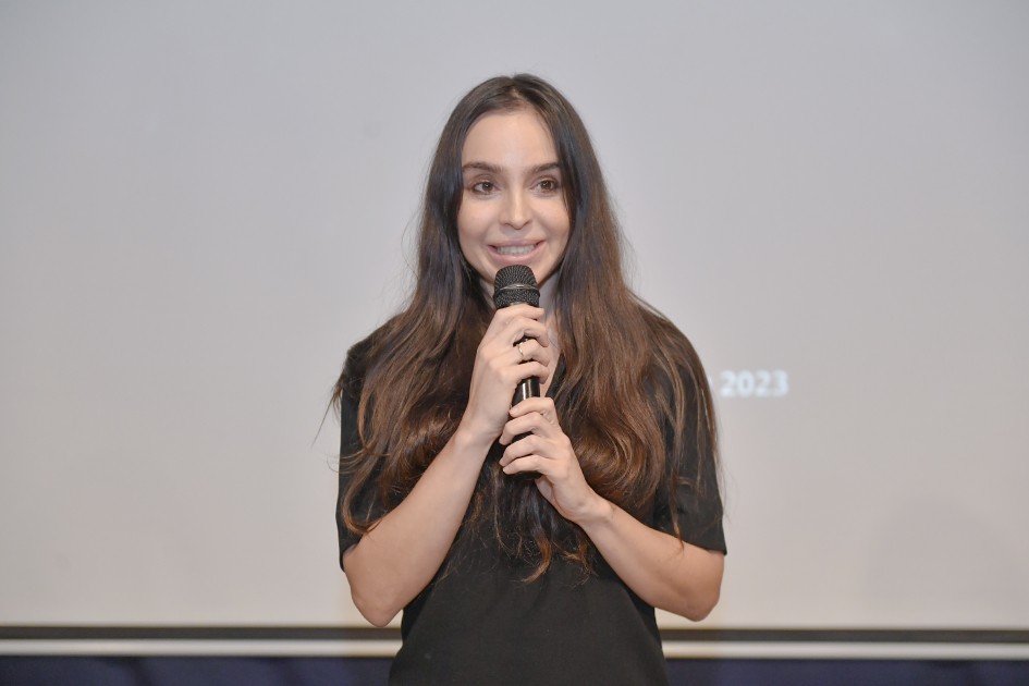 Leyla Əliyeva Heydər Əliyevin xatirə gecəsində - FOTOLAR