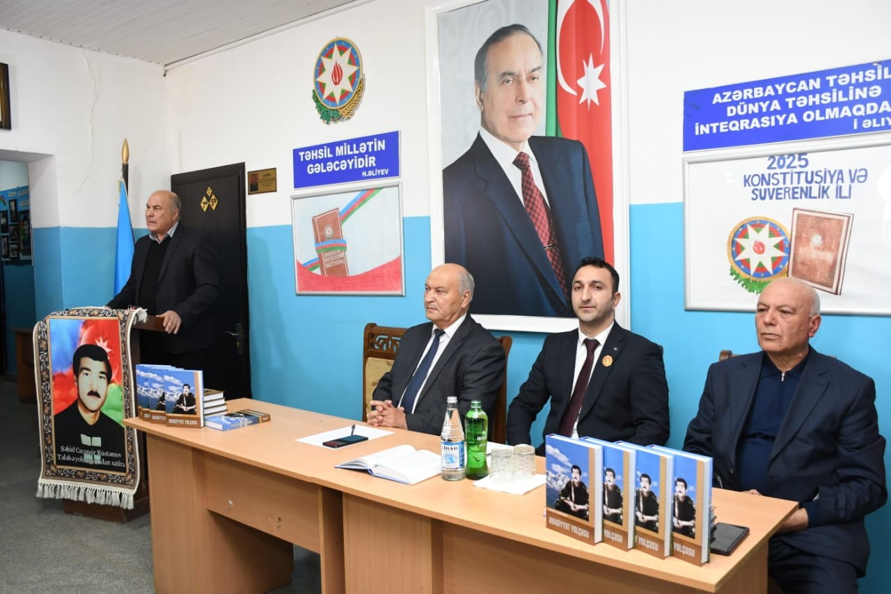 Şəhid Cavanşir Rüstəmova həsr olunan “Əbədiyyət yolçusu” kitabının təqdimat mərasimi keçirildi - FOTOLAR