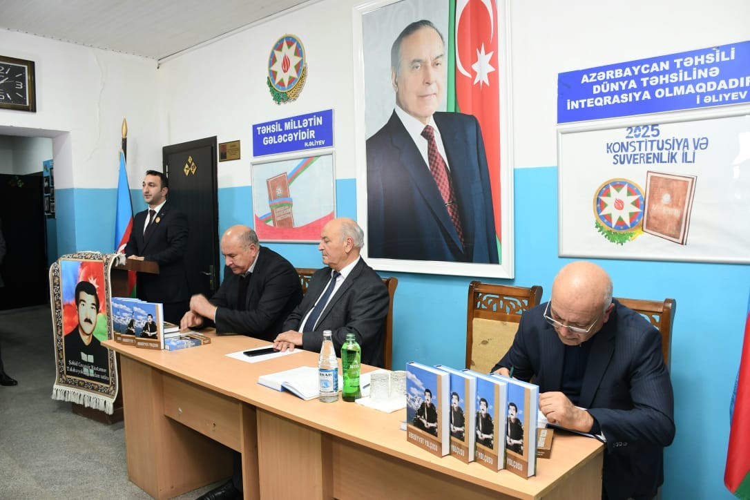 Şəhid Cavanşir Rüstəmova həsr olunan “Əbədiyyət yolçusu” kitabının təqdimat mərasimi keçirildi - FOTOLAR