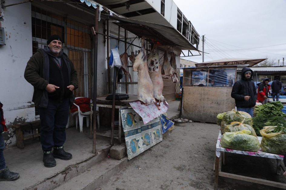 Salyandakı ərzaq bazarında ciddi nöqsanlar aşkarlandı - FOTOLAR