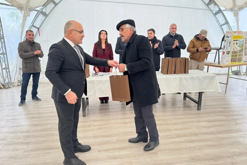 Laçında daha 17 ailəyə evlərinin açarları təqdim olundu - FOTOLAR