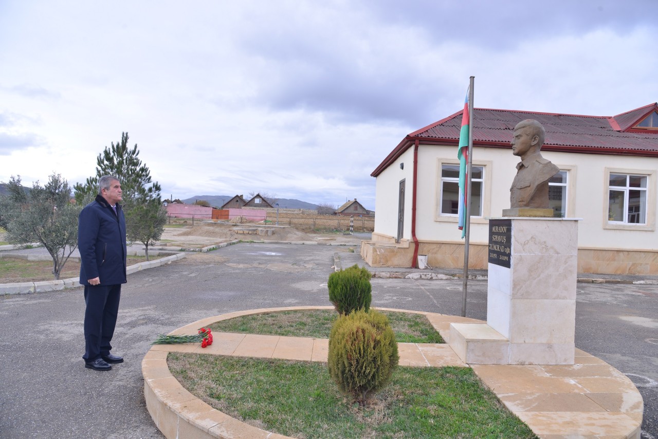 Süleyman Mikayılov Çeyildağ qəsəbəsinin sakinləri ilə görüşdü - FOTOLAR