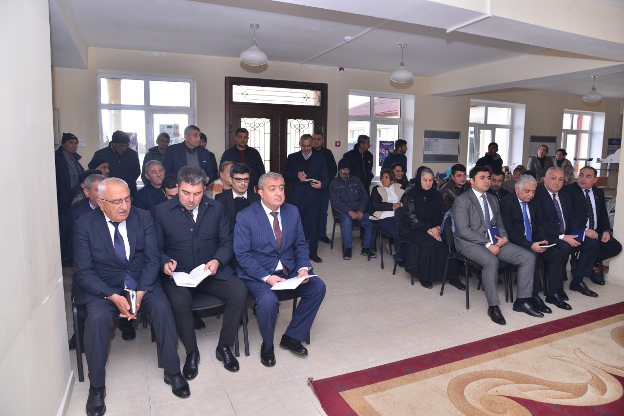 Süleyman Mikayılov Çeyildağ qəsəbəsinin sakinləri ilə görüşdü - FOTOLAR