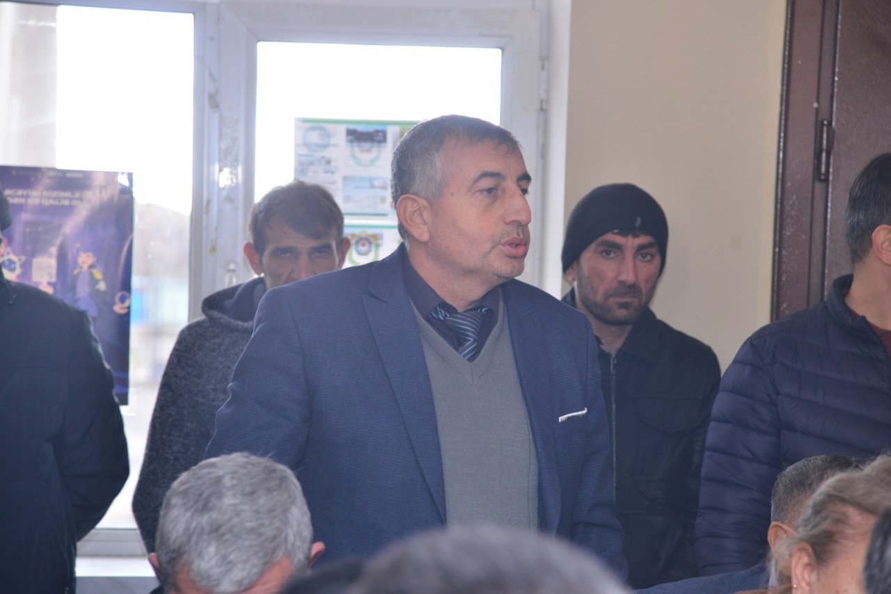 Süleyman Mikayılov Çeyildağ qəsəbəsinin sakinləri ilə görüşdü - FOTOLAR