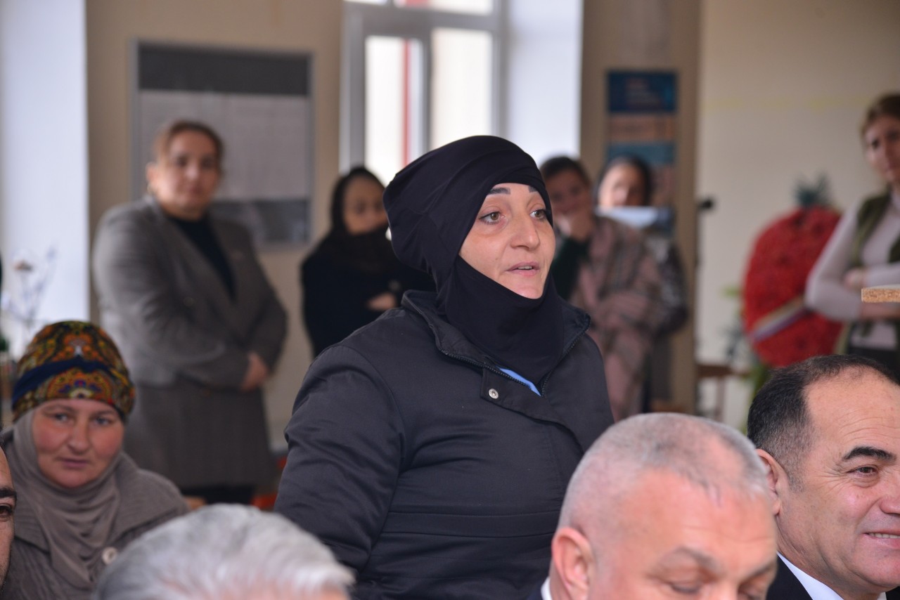 Süleyman Mikayılov Çeyildağ qəsəbəsinin sakinləri ilə görüşdü - FOTOLAR