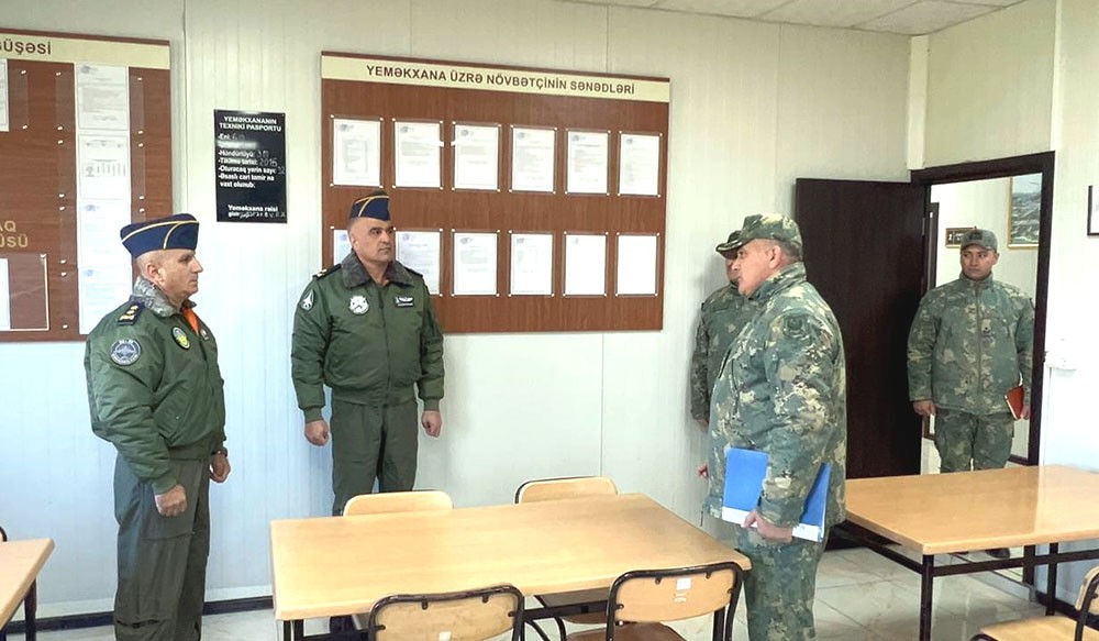 HHQ-nin xidməti-döyüş fəaliyyəti yoxlanıldı - FOTOLAR