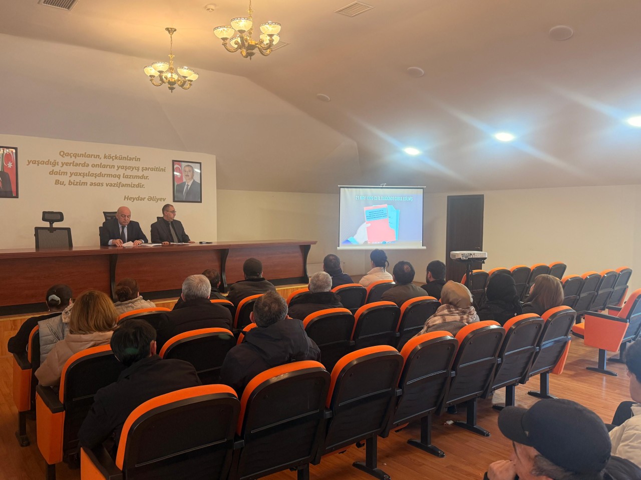 Keçmiş məcburi köçkünlər mina təhlükəsi ilə bağlı maarifləndirildi - FOTOLAR