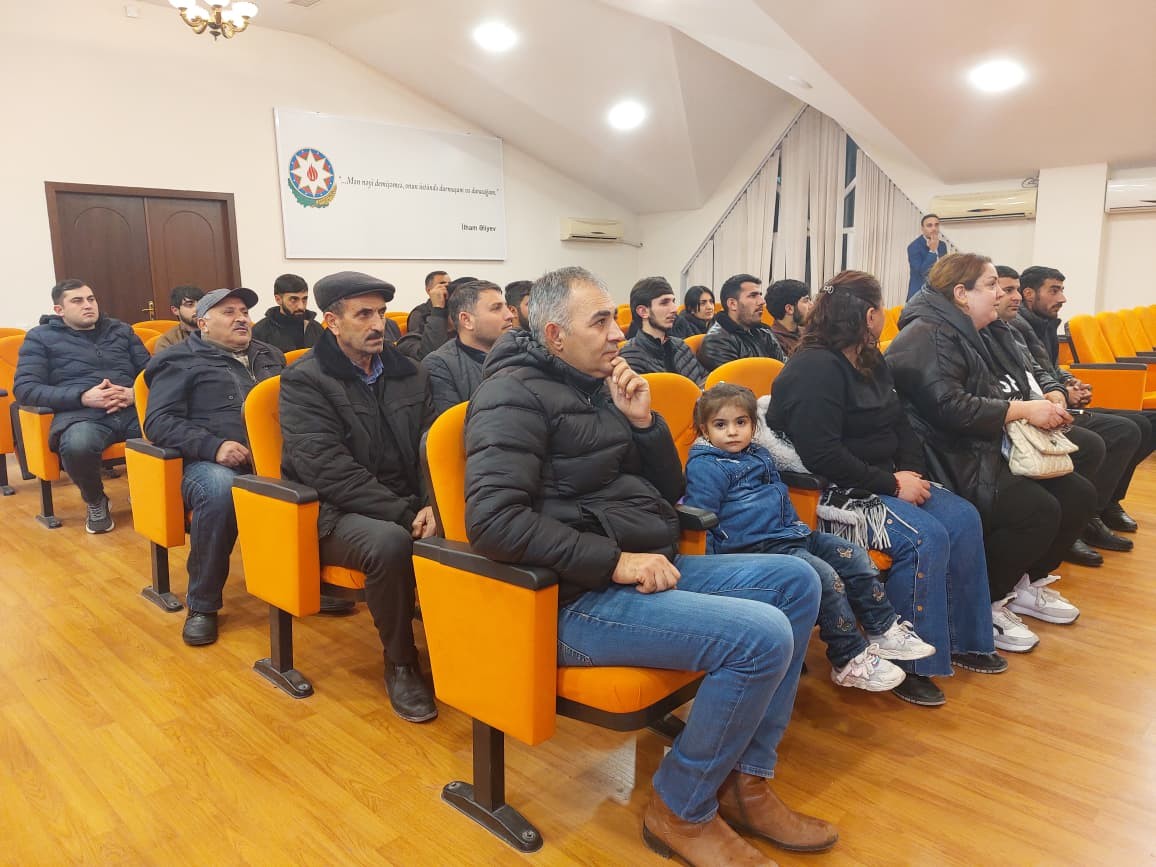Keçmiş məcburi köçkünlər mina təhlükəsi ilə bağlı maarifləndirildi - FOTOLAR