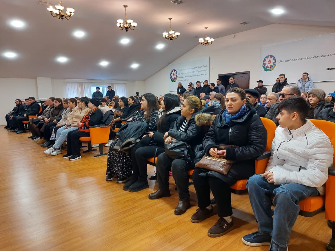 Keçmiş məcburi köçkünlər mina təhlükəsi ilə bağlı maarifləndirildi - FOTOLAR