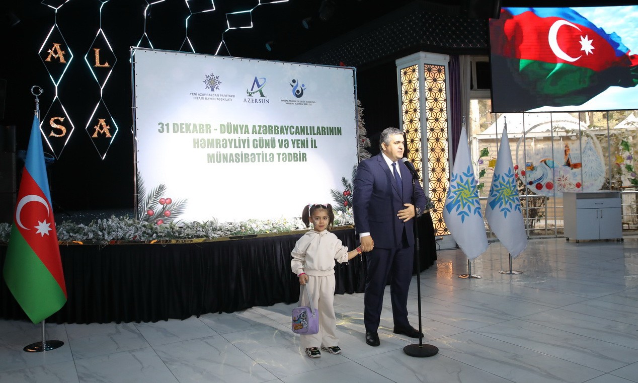 YAP Nizami rayon təşkilatı onlar üçün Yeni il şənliyi keçirdi - FOTOLAR
