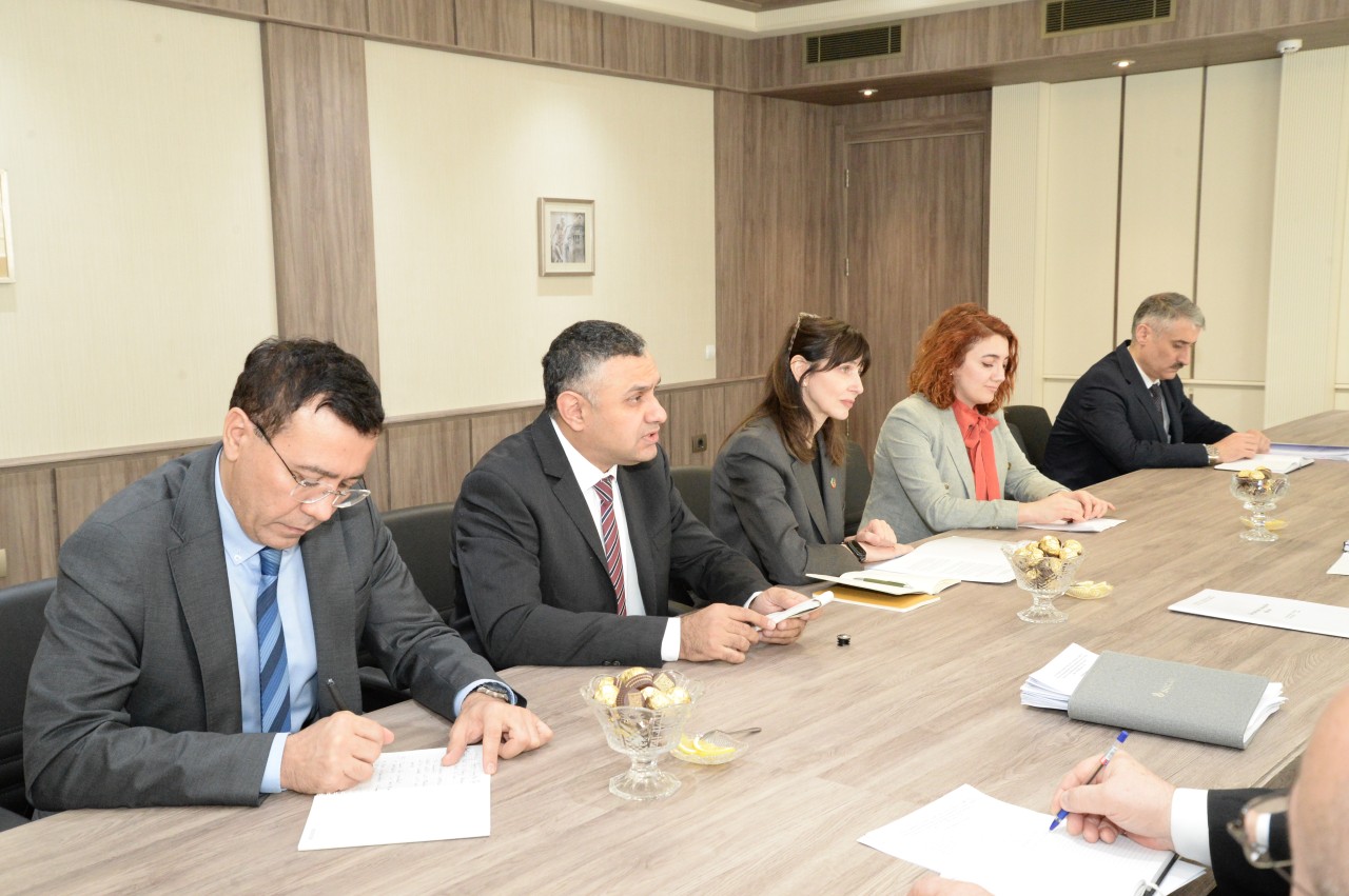 Tahir Budaqovla BMT rəsmisinin görüşü oldu - FOTOLAR