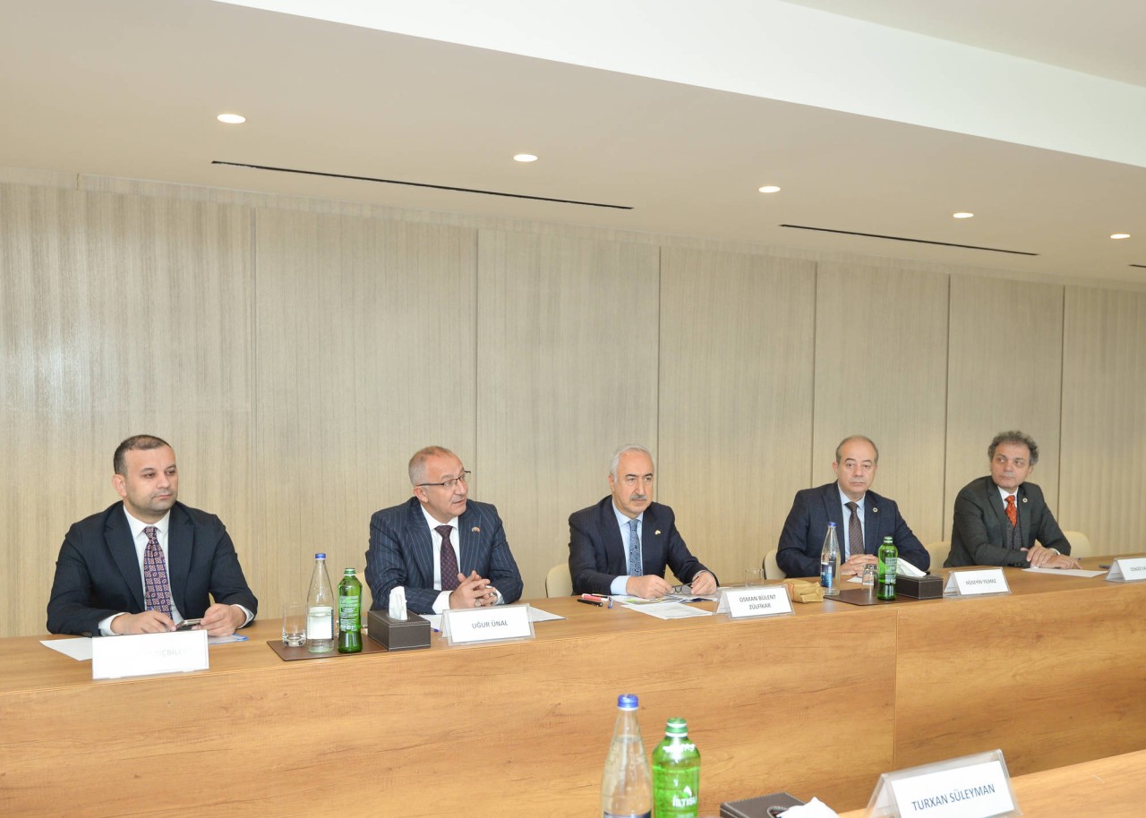 Emin Əmrullayev türkiyəli rektorlarla görüşdü - FOTOLAR