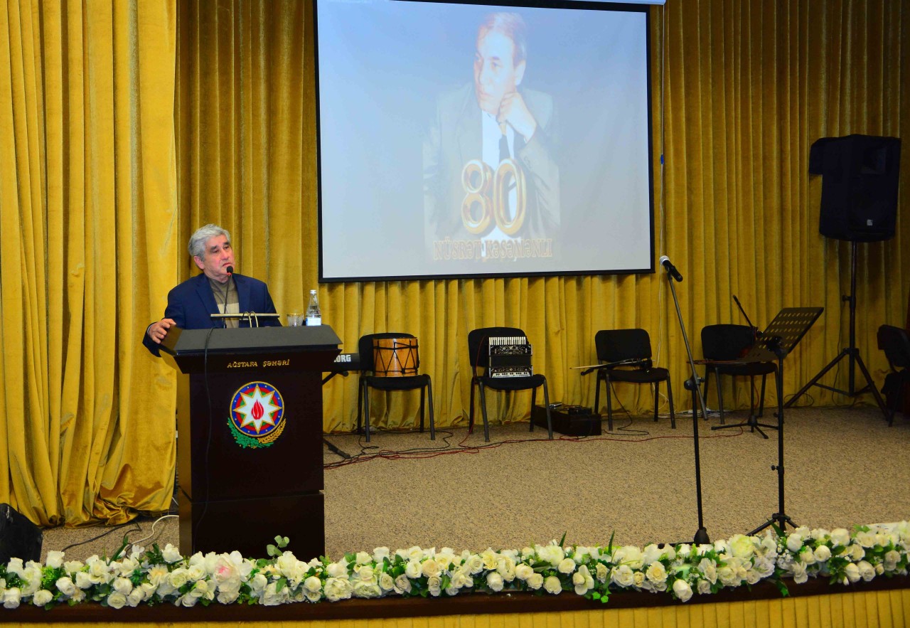 Ağstafada Nüsrət Kəsəmənlinin 80 illik yubileyi qeyd olundu - FOTOLAR