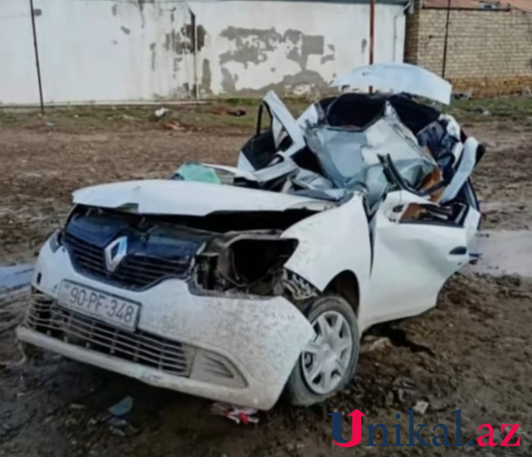 Zabratda maşın aşdı, 22 yaşlı sürücü öldü - FOTO