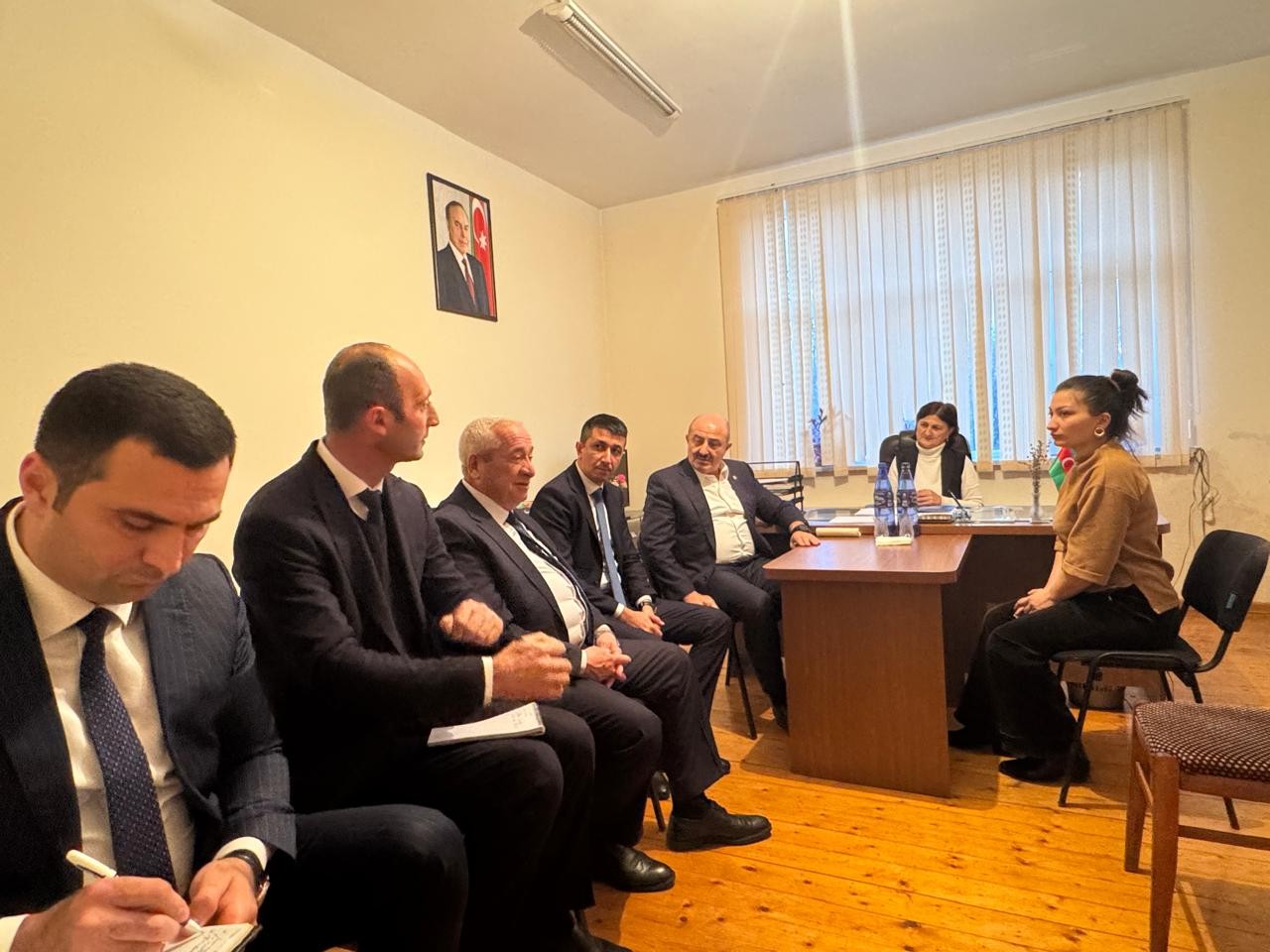 Asif Əsgərov şəhid ailəsini ziyarət edib və vətəndaş qəbulu keçirib - FOTOLAR