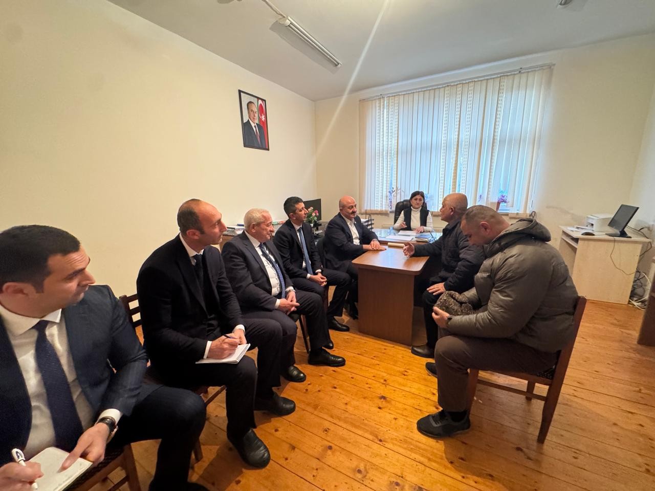 Asif Əsgərov şəhid ailəsini ziyarət edib və vətəndaş qəbulu keçirib - FOTOLAR