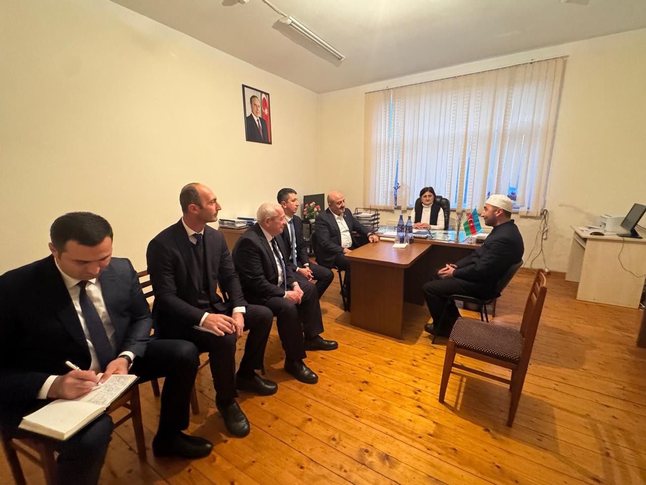 Asif Əsgərov şəhid ailəsini ziyarət edib və vətəndaş qəbulu keçirib - FOTOLAR